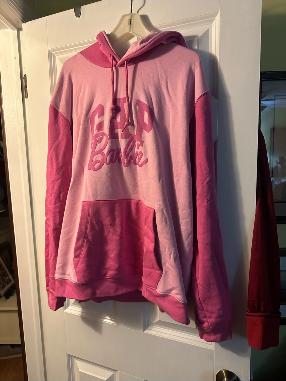 Barbie Pink Two-Tone Hoodie Sweatshirt